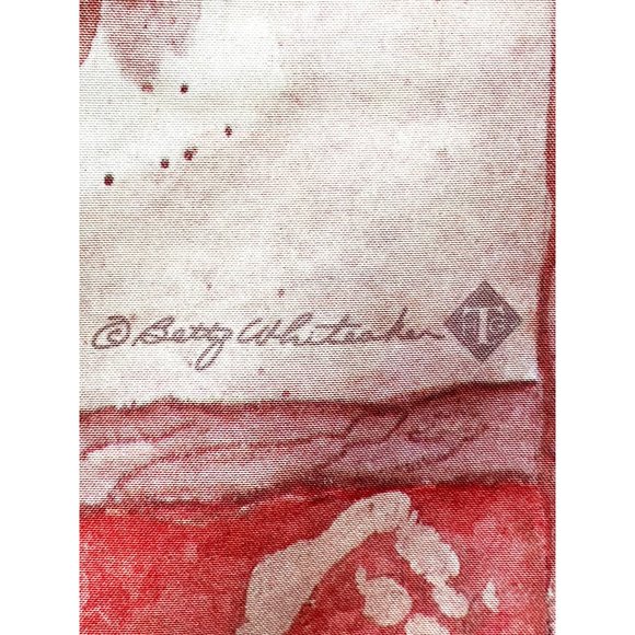 Beautiful Hummingbird Banner /Wall Hanging by Betty Whiteaker/37" x 27.5" /Rare - Picture 4 of 6